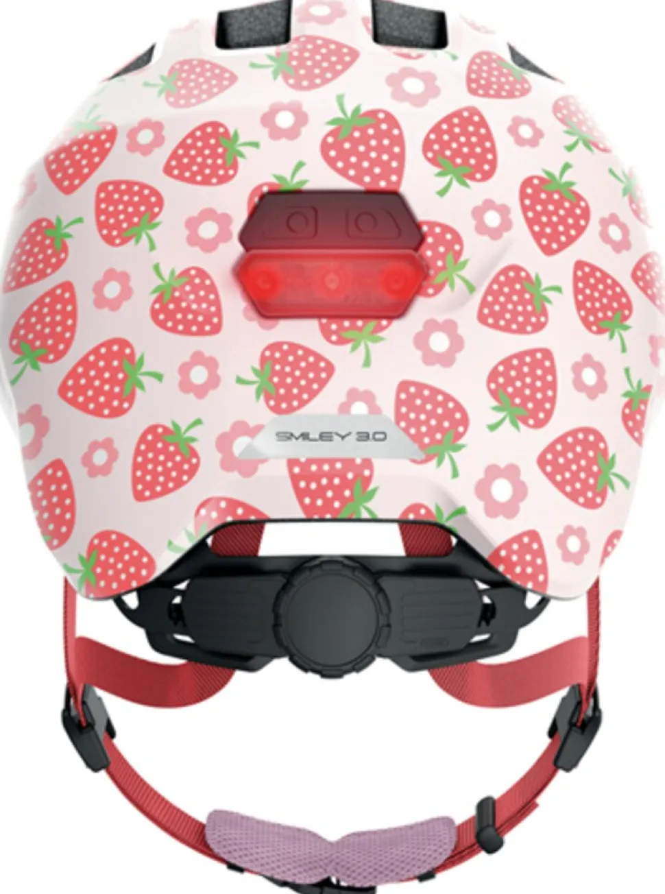 ABUS Kinder-Freizeithelm "Smiley 3.0 LED " rose strawberry