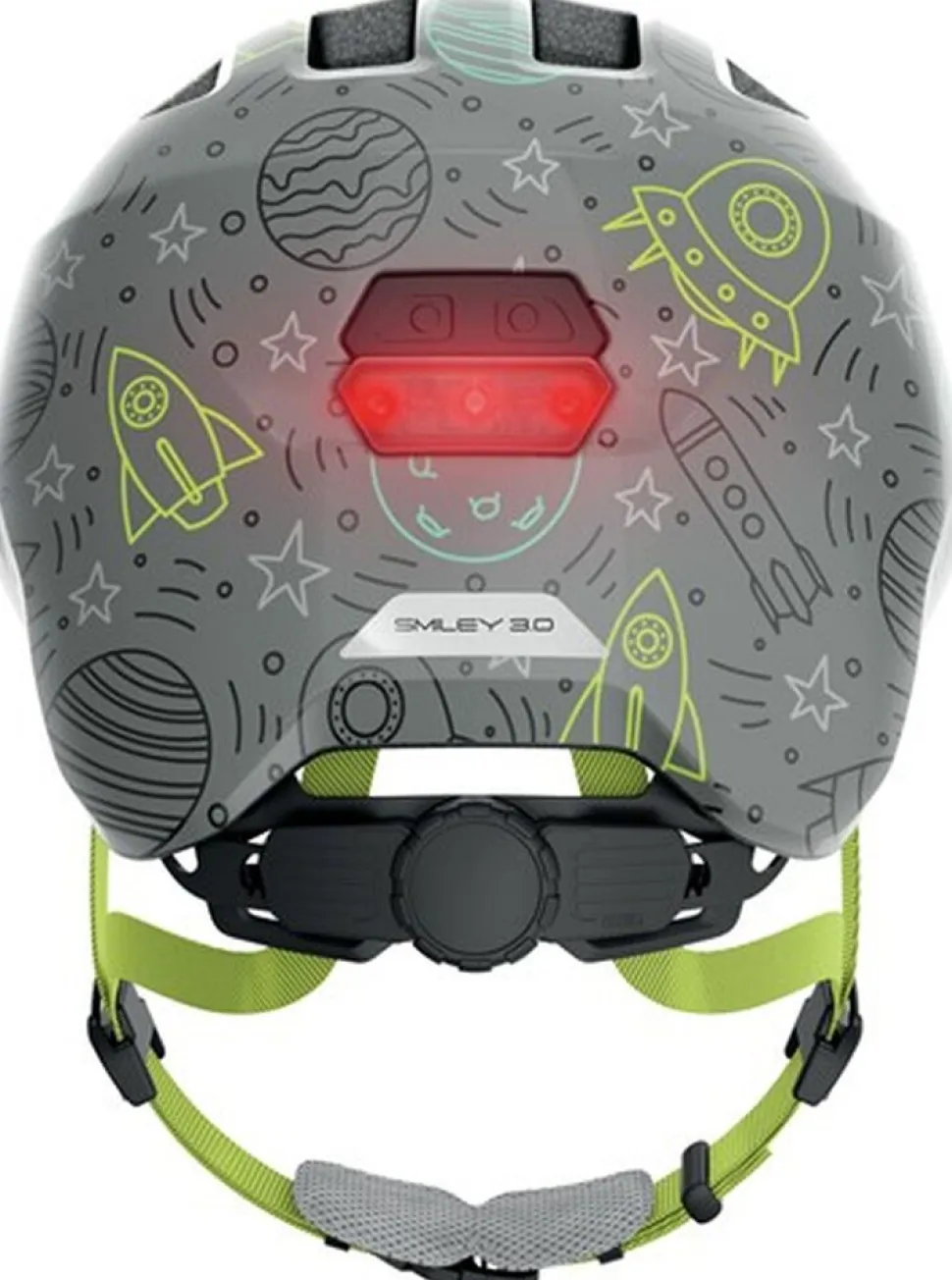 ABUS Kinder-Freizeithelm "Smiley 3.0 LED" grey space