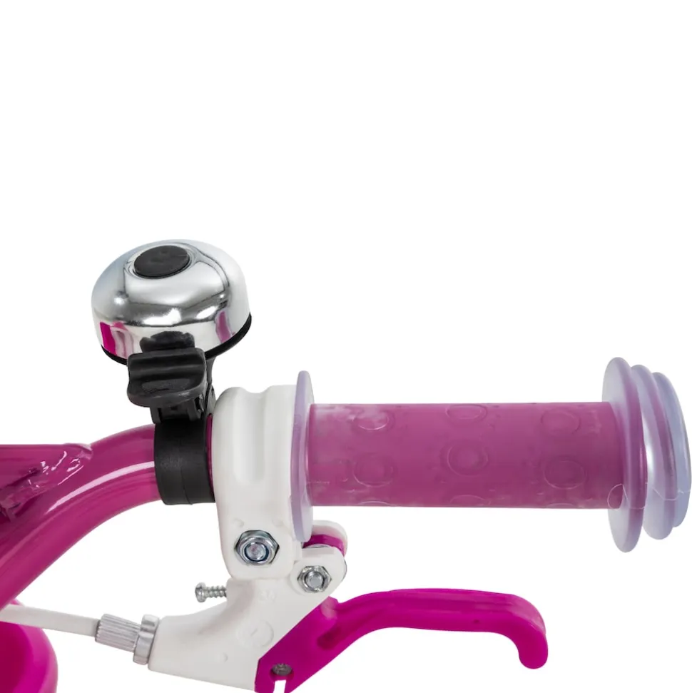 Actionbikes Kinderfahrrad Daisy 16 Zoll, pink, Stützräder, Korb, V-Brake-Bremsen, Antirutschgriffe (East)