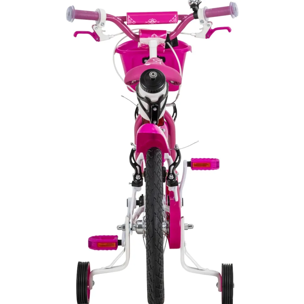 Actionbikes Kinderfahrrad Daisy 16 Zoll, pink, Stützräder, Korb, V-Brake-Bremsen, Antirutschgriffe (East)