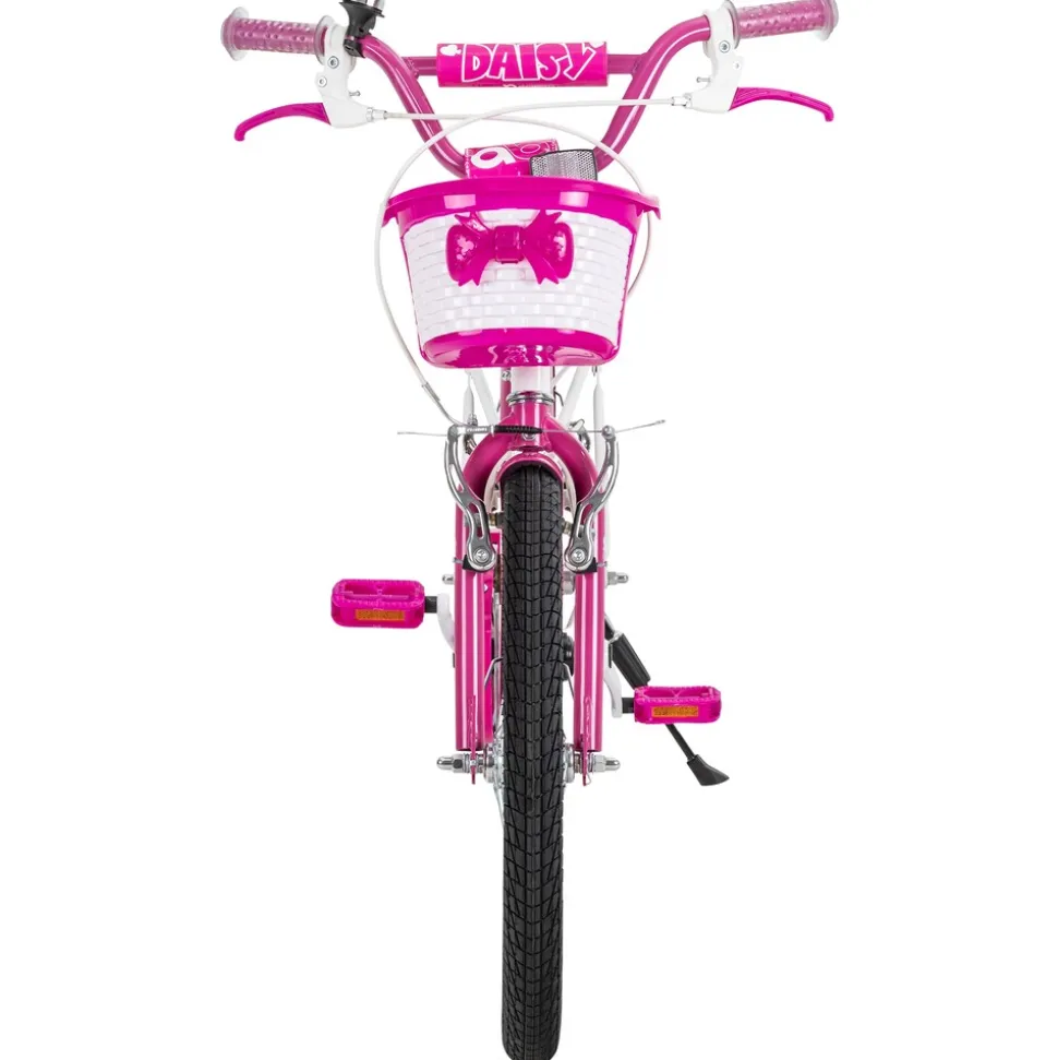 Actionbikes Kinderfahrrad Daisy 20 Zoll, pink, V-Brake-Bremsen, Antirutschgriffe, Kettenschutz, Korb (East)