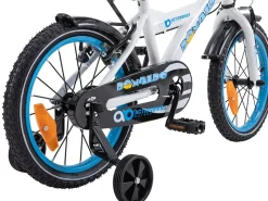 Actionbikes Kinderfahrrad Donaldo 16 Zoll, V-Brake-Bremsen, höhenverstellbar, Stützräder, Korb