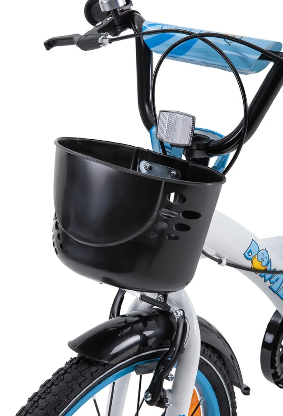 Actionbikes Kinderfahrrad Donaldo 20 Zoll, V-Brake-Bremsen, höhenverstellbar, Seitenständer, Korb