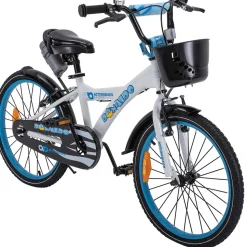 Actionbikes Kinderfahrrad Donaldo 20 Zoll, V-Brake-Bremsen, höhenverstellbar, Seitenständer, Korb