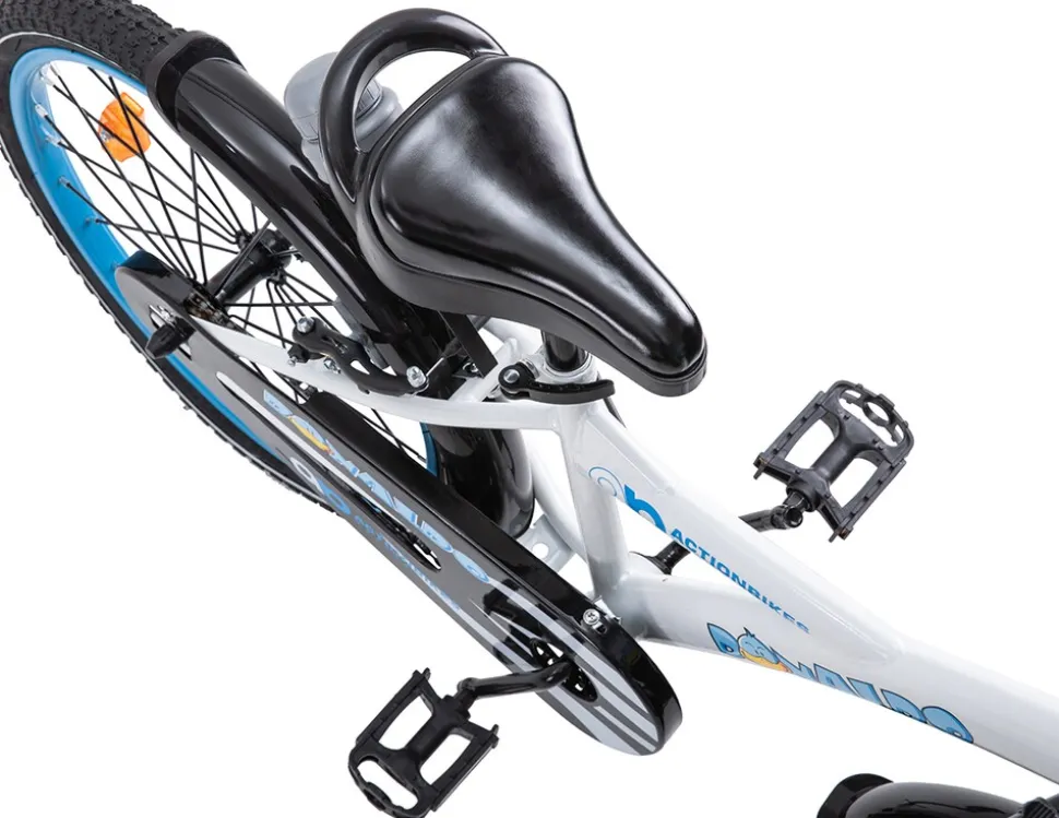 Actionbikes Kinderfahrrad Donaldo 20 Zoll, V-Brake-Bremsen, höhenverstellbar, Seitenständer, Korb