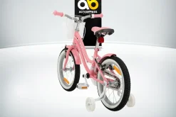 Actionbikes Kinderfahrrad Starlight 16 Zoll, Rosa, Stützräder, Fahrradkorb, Klingel, Kettenschutz (Classic)