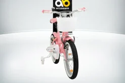 Actionbikes Kinderfahrrad Starlight 16 Zoll, Rosa, Stützräder, Fahrradkorb, Klingel, Kettenschutz (Classic)