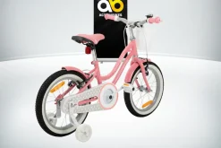 Actionbikes Kinderfahrrad Starlight 16 Zoll, Rosa, Stützräder, Fahrradkorb, Klingel, Kettenschutz (Classic)