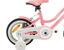 Actionbikes Kinderfahrrad Starlight 12 Zoll, Rosa, Stützräder, Fahrradkorb, Klingel, Kettenschutz (Classic)