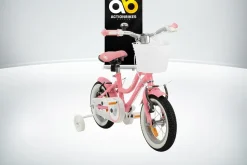 Actionbikes Kinderfahrrad Starlight 12 Zoll, Rosa, Stützräder, Fahrradkorb, Klingel, Kettenschutz (Classic)