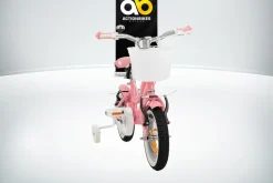 Actionbikes Kinderfahrrad Starlight 12 Zoll, Rosa, Stützräder, Fahrradkorb, Klingel, Kettenschutz (Classic)