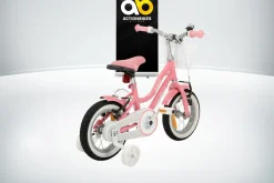 Actionbikes Kinderfahrrad Starlight 12 Zoll, Rosa, Stützräder, Fahrradkorb, Klingel, Kettenschutz (Classic)