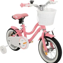 Actionbikes Kinderfahrrad Starlight 12 Zoll, Rosa, Stützräder, Fahrradkorb, Klingel, Kettenschutz (Classic)