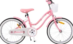 Actionbikes Kinderfahrrad Starlight 20 Zoll, Rosa, Fahrradständer, Korb, Klingel, Kettenschutz (Classic)
