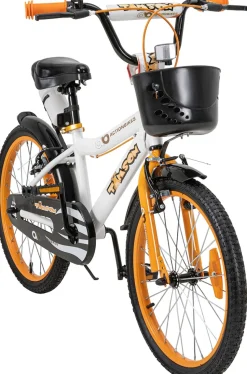 Actionbikes Kinderfahrrad Timson 20 Zoll, V-Brake-Bremsen, höhenverstellbar, Fahrradständer, Korb