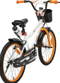 Actionbikes Kinderfahrrad Timson 20 Zoll, V-Brake-Bremsen, höhenverstellbar, Fahrradständer, Korb