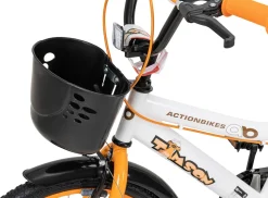 Actionbikes Kinderfahrrad Timson 20 Zoll, V-Brake-Bremsen, höhenverstellbar, Fahrradständer, Korb
