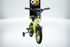 Actionbikes Kinderfahrrad Turbo 12 Zoll, Stützräder, V-Brake-Bremsen, Lenker-/Kettenschutz, Klingel