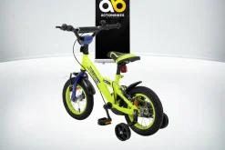 Actionbikes Kinderfahrrad Turbo 12 Zoll, Stützräder, V-Brake-Bremsen, Lenker-/Kettenschutz, Klingel