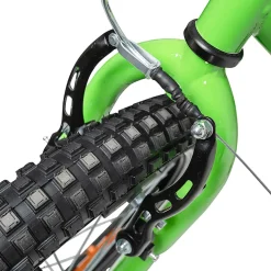 Actionbikes Kinderfahrrad Zombie 16 Zoll, V-Brake-Bremsen, höhenverstellbar, Stützräder, Reflektoren