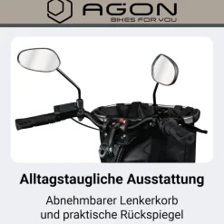 Agon Assist E Bike 28 Zoll Pedelec Damen Elektro Fahrrad 3 Gang Citybike tiefer Einstieg