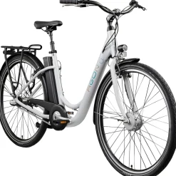 Agon Aurora 28 Zoll E-Bike 28 Zoll Citybike bis 130 km Damen Herren 150 - 175 cm Pedelec Elektrofahrrad 3 Gang und Beleuchtung StVZO