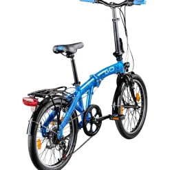 Agon Parklane Klapprad 150 - 185 cm Klappfahrrad mit 6 Gängen Fahrrad Faltrad mit Beleuchtung StVZO und Fahrradständer