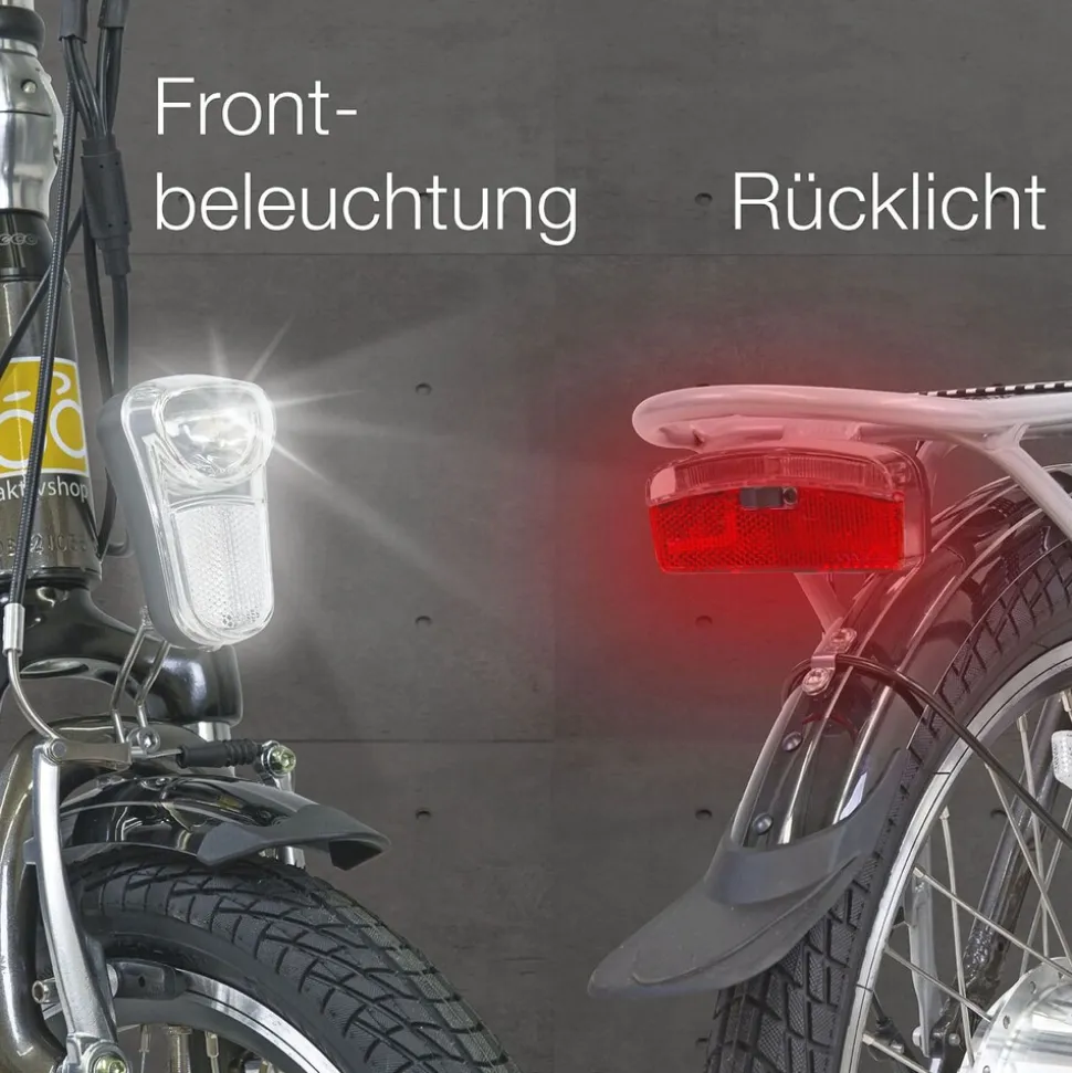 aktivelo Alu-Elektro-Faltrad Klapprad »Sport«, 20 Zoll