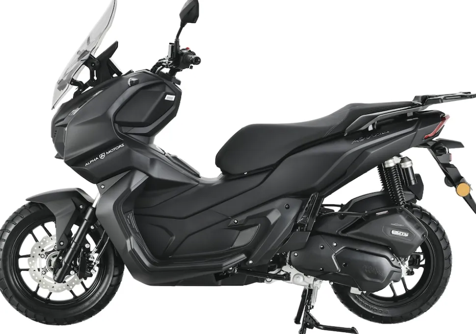 Alpha Motors Motorroller ADV X-treme 125 ccm 90 km/h EURO 5+ schwarz