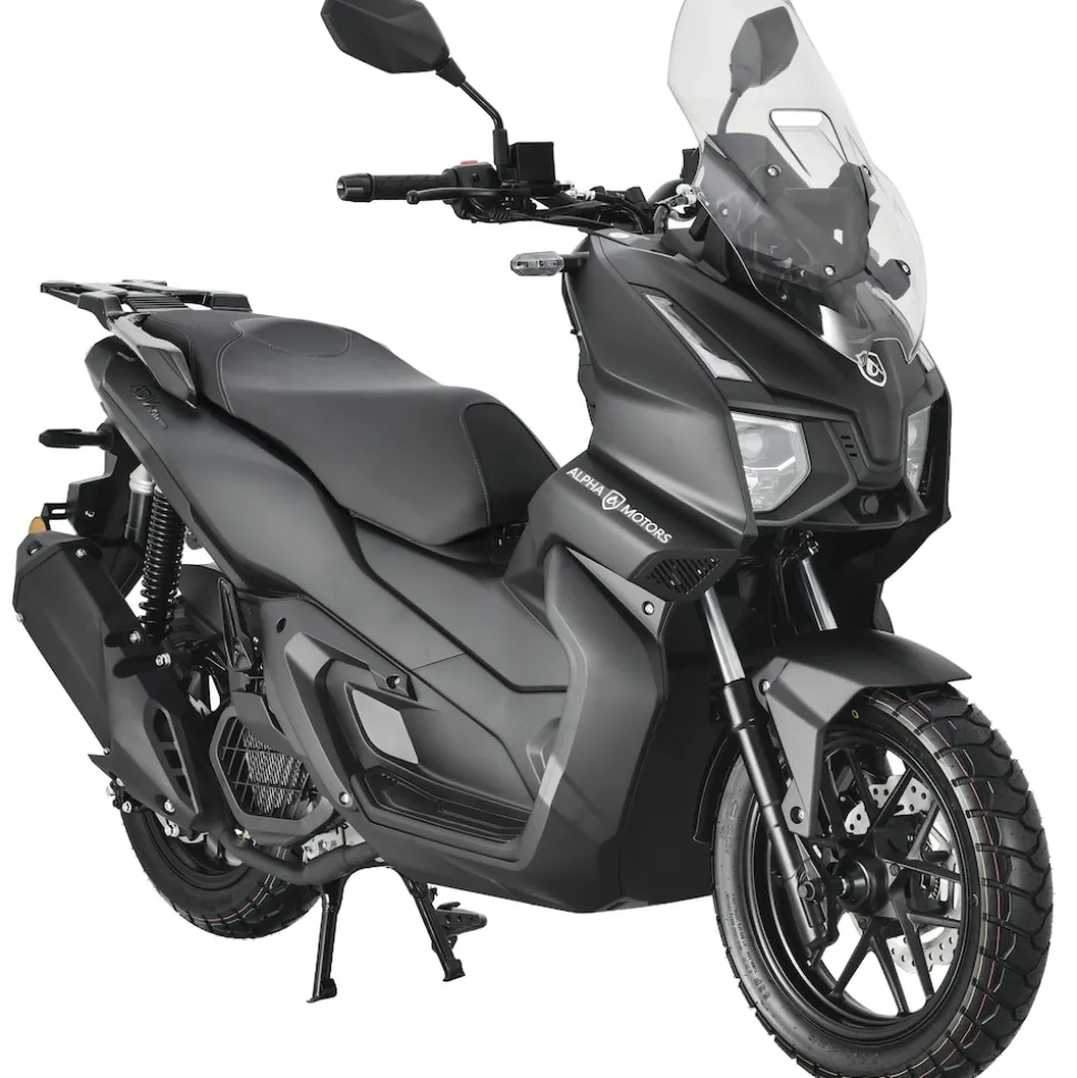 Alpha Motors Motorroller ADV X-treme 125 ccm 90 km/h EURO 5+ schwarz