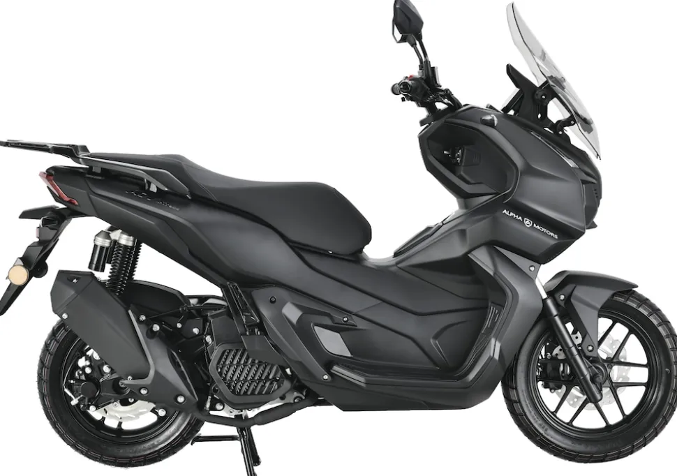 Alpha Motors Motorroller ADV X-treme 125 ccm 90 km/h EURO 5+ schwarz
