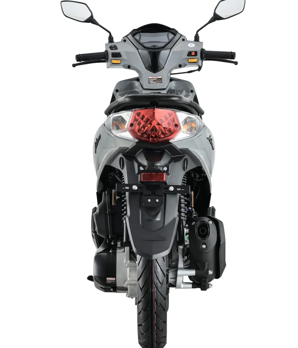 Alpha Motors Motorroller Libero 125 ccm 90 km/h EURO 5+ 16-Zoll grau-schwarz