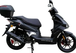 Alpha Motors Motorroller Mustang FI 125 ccm 85 kmh EURO 5+ mattschwarz inkl. Topcase