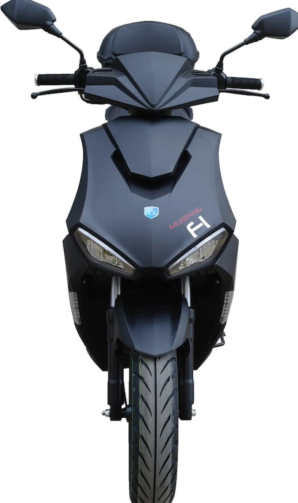Alpha Motors Motorroller Mustang FI 125 ccm 85 kmh EURO 5+ mattschwarz inkl. Topcase