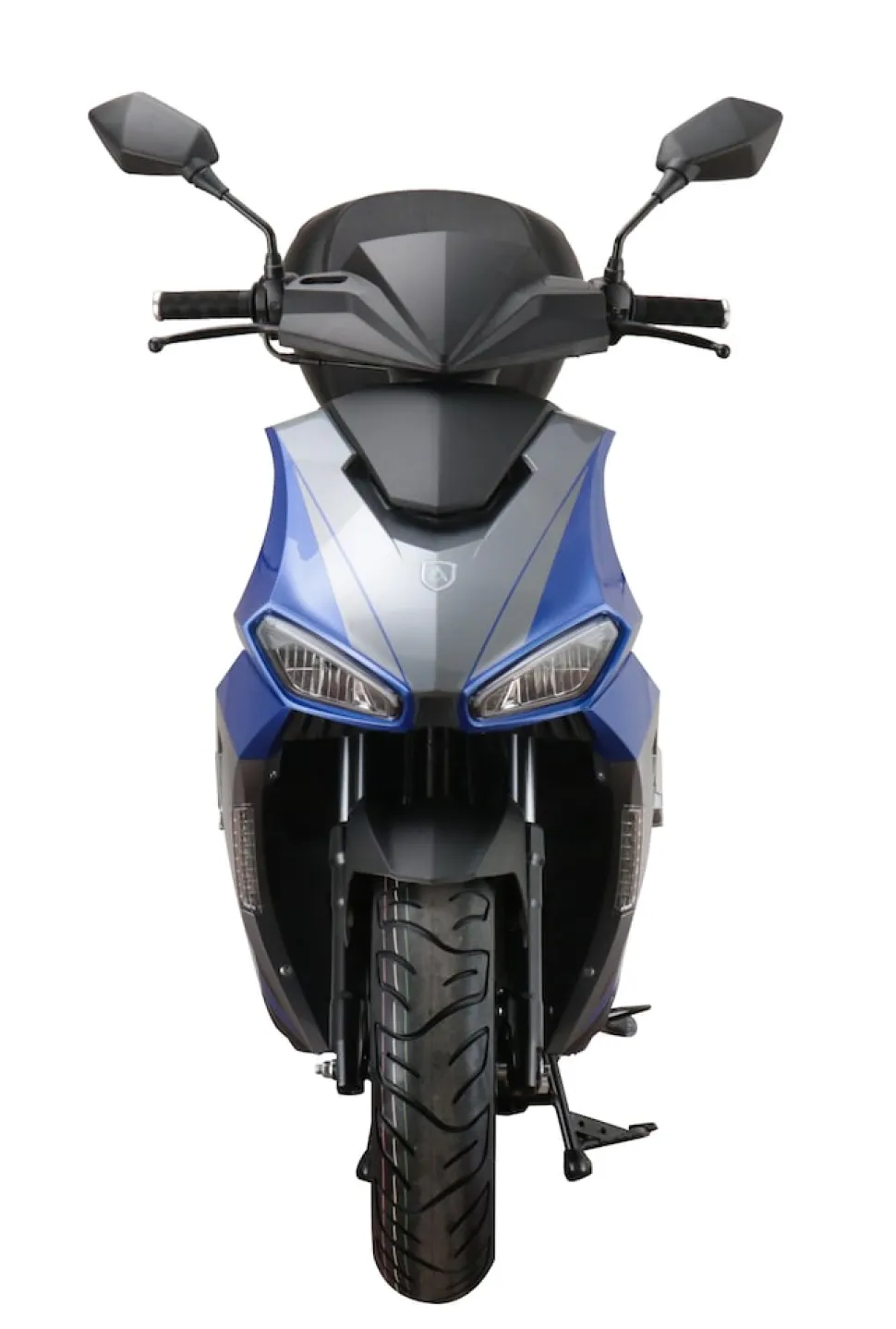 Alpha Motors Motorroller Mustang FI 50 ccm 45 kmh EURO 5 blau-grau inkl. Topcase