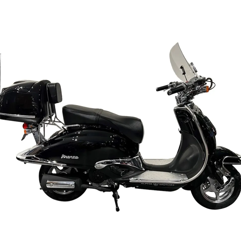 Alpha Motors Motorroller Retro Firenze Limited 50 ccm 45 km/h EURO 5 schwarz