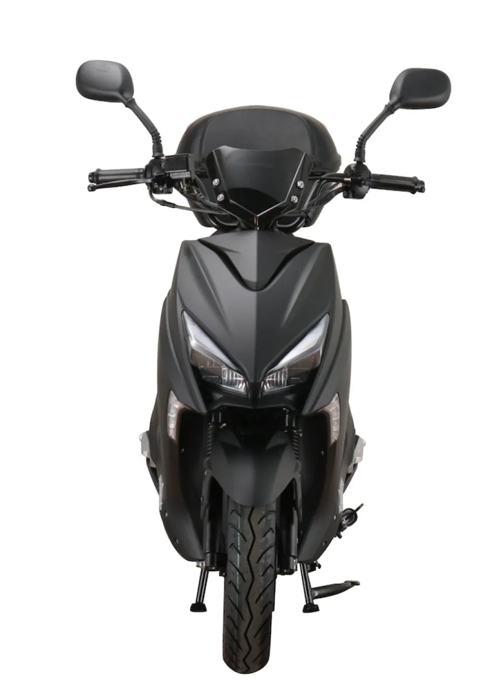 Alpha Motors Motorroller Speedstar FI 50 ccm 45 km/h EURO 5 mattschwarz inkl. Topcase