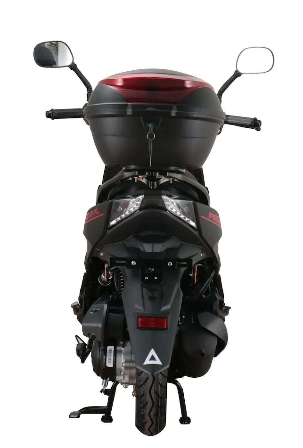 Alpha Motors Motorroller Speedstar FI 50 ccm 45 km/h EURO 5 mattschwarz inkl. Topcase