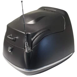 Alpha Motors Topcase Retro Roller-Zubehör mattschwarz