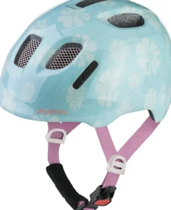 Alpina Kinder-Helm Ximo 2, aqua-rose flower gloss