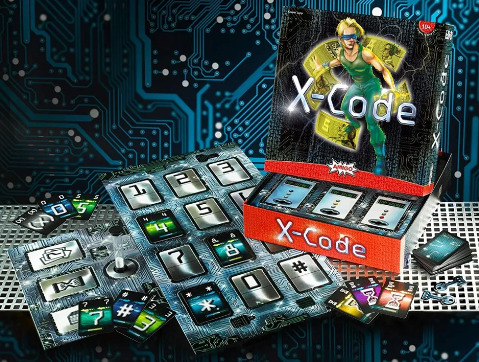 Amigo 01852 - Brettspiel - X-Code Gesellschaftsspiel