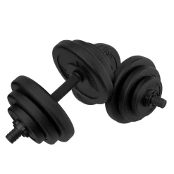 Artsport 2er Hantelset 20kg - Kurzhantel Set mit 2 Kurzhanteln, 12 Gewichte – Rutschfeste Griffe