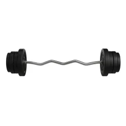 Artsport 3in1 Hantelset mit 2 Kurzhanteln, 1 Langhantel & 1 SZ Curlhantel – 12 Gewichte mit 60kg