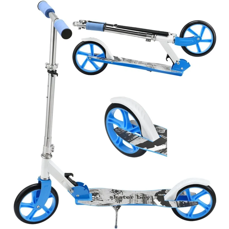 ArtSport Scooter Cityroller Graffity Big Wheel 205mm Räder klappbar höhenverstellbar - ab 3 Jahre