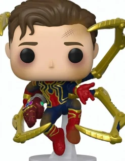 Avengers: Endgame POP! Movies Vinyl Figur Unmasked Spider-Man 9 cm