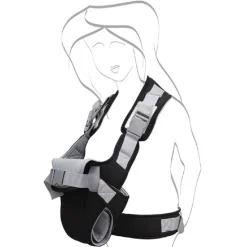 Babytrage Carry go 2 in 1 Bauch- und Hüfttrage von 3 Monaten bis 1 Jahr hellbraun