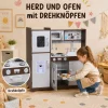 Baby Vivo Kinderküche Spielküche aus Holz - Toni in Braun