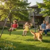 Baby Vivo Kinderschaukel / Schaukelgestell - Doppelschaukel bis 100 kg