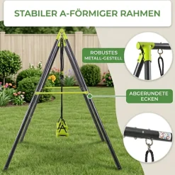 Baby Vivo Kinderschaukel / Schaukelgestell - Doppelschaukel bis 100 kg