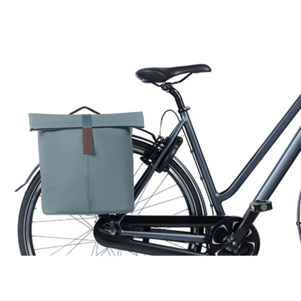 BASIL Doppelpacktasche "City", graphite blue